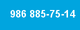 986 885-75-14 986 885-75-14